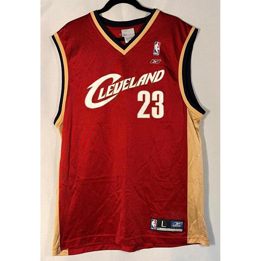 Reebok Cleveland Cavaliers LeBron James #23 NBA Jersey Large